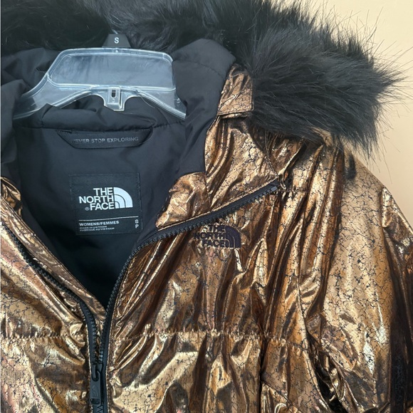 NWOT $399 THE NORHT FACE Women S Harway Insulated Parka Jacket Metallic copper - Picture 12 of 14